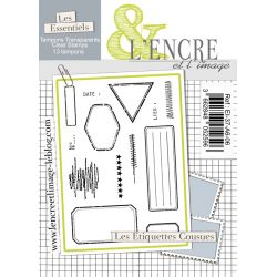 Clear Stamp - Stitched labels - L'Encre et l'Image