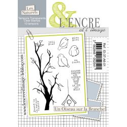Clear Stamp - A Bird on the Branch - L'Encre et l'Image