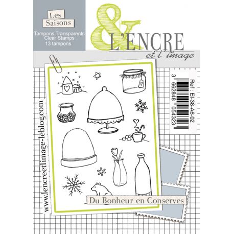 Clear Stamp - Happiness Tins - L'Encre et l'Image