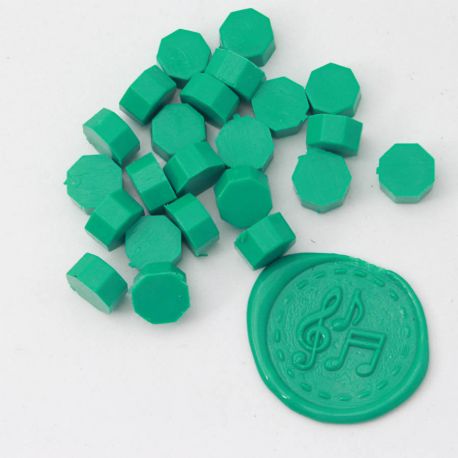 Beads of wax green truquoise - DIY and Cie