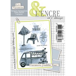 Clear Stamp - It's Travel Time - L'Encre et l'Image