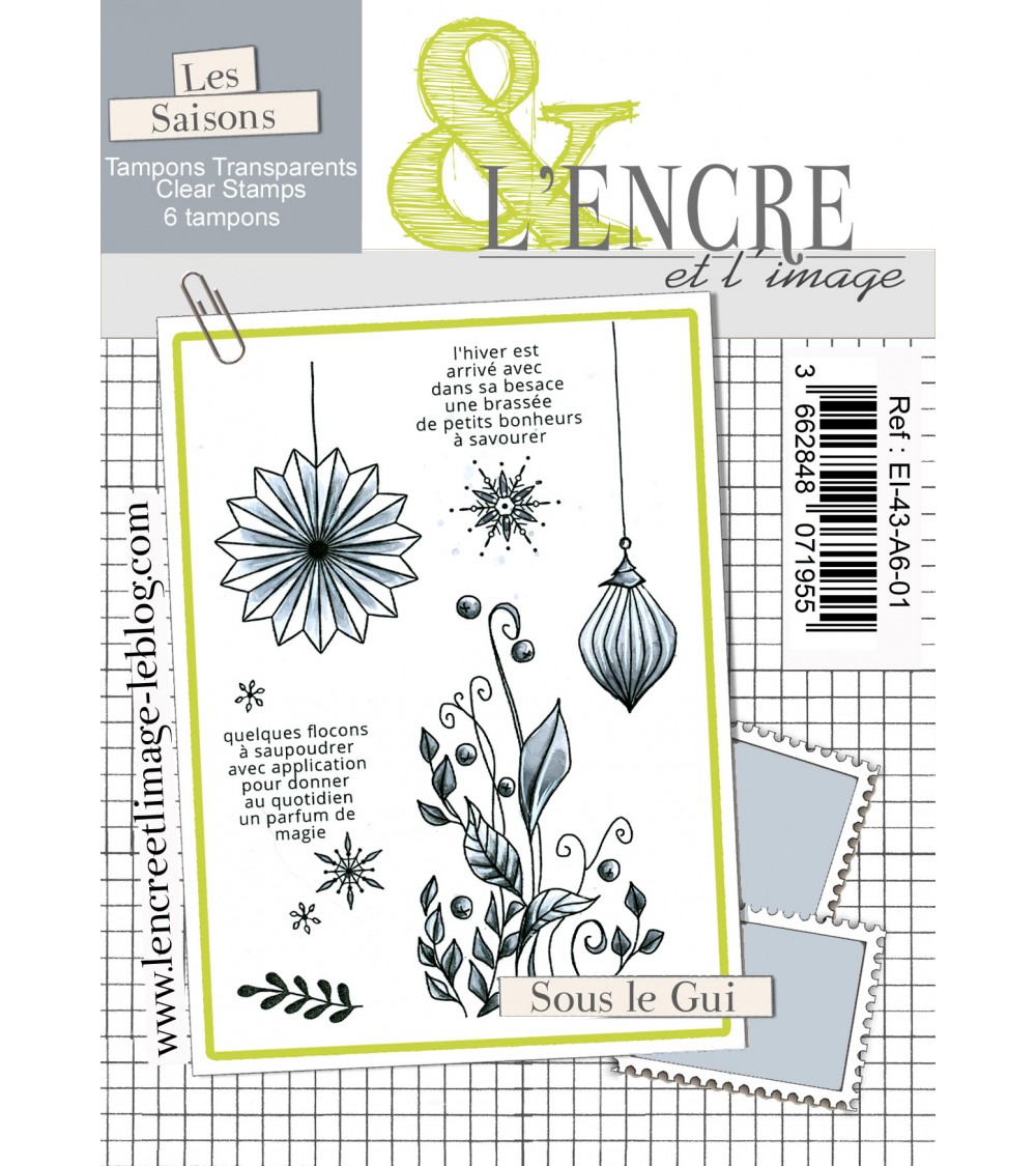 Clear Stamp - Under the Mistletoe - L'Encre et l'Image