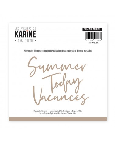 Dies Sable d'or Summer and Co - Les Ateliers de Karine 