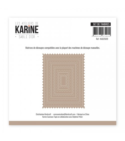 Die Sable d'or Set de timbres - Les Ateliers de Karine 