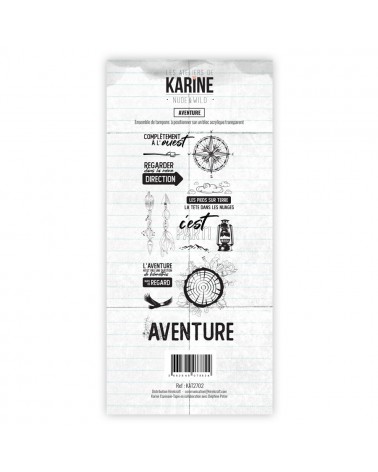Clear Stamp Nude and wild Aventure - Les Ateliers de Karine 