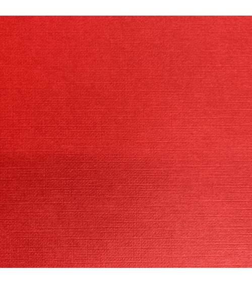 Red adhesive paper sheet 12x12in 