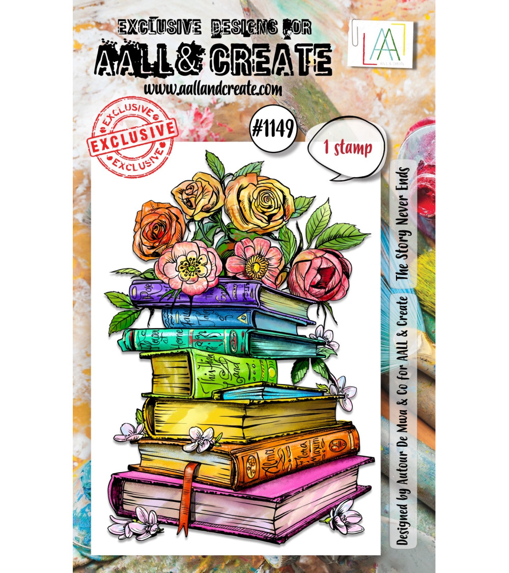 AALL and Create 1149 - A7 Stamp Set - The Story Never Ends