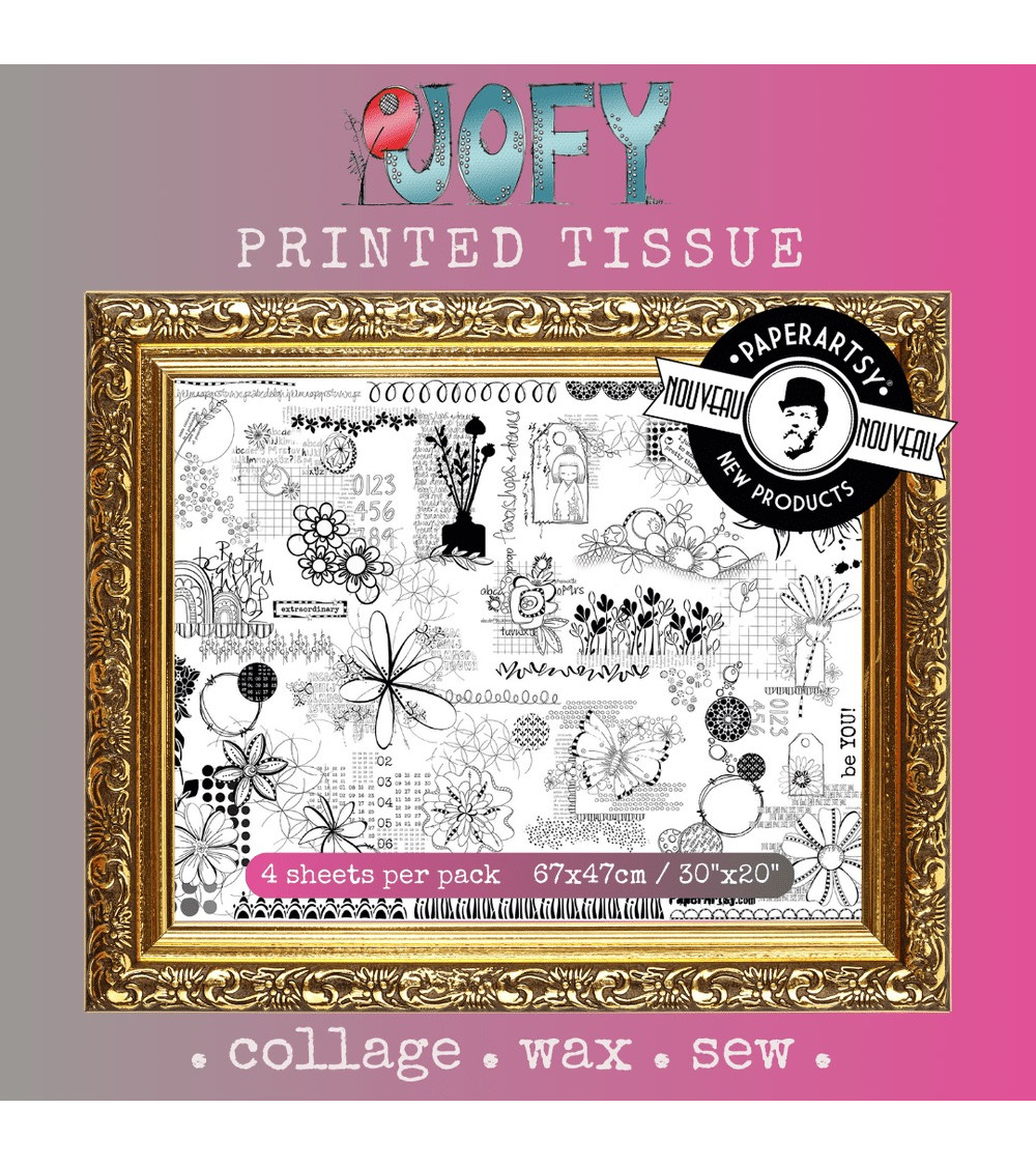 Papier de soie imprimé- Paper Artsy - Design JoFY