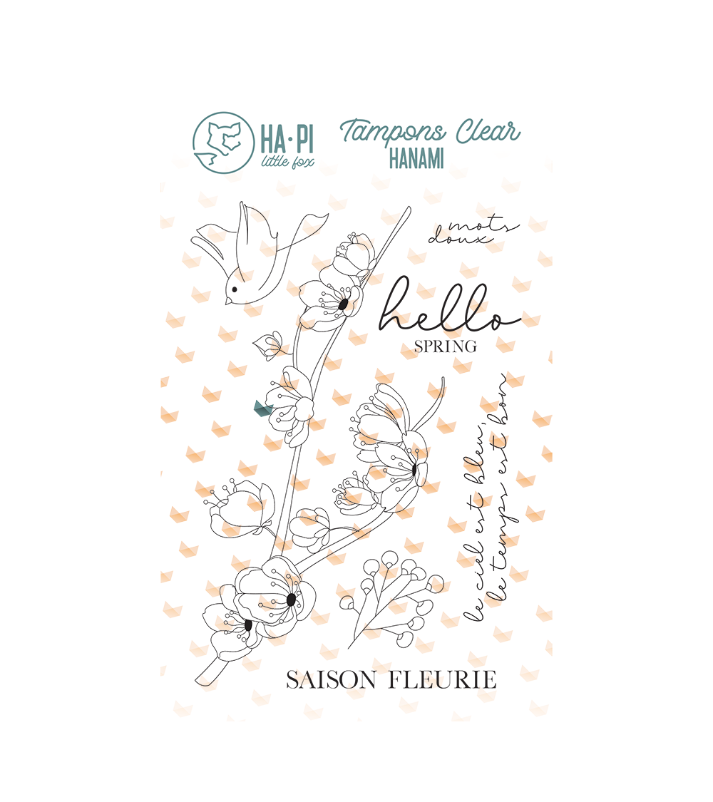 copy of Clear stamp set Saison fleurie - HA PI Little Fox