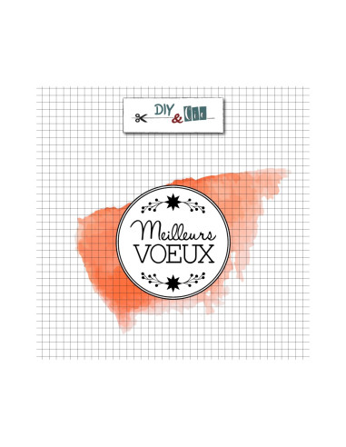 Sceau en laiton : Meilleurs voeux- DIY and Cie