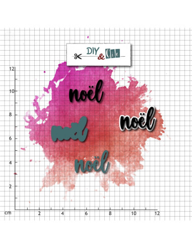 Duo die-tampon clear : Noel - DIY and Cie