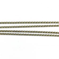 Ball chain D1,5mm grey