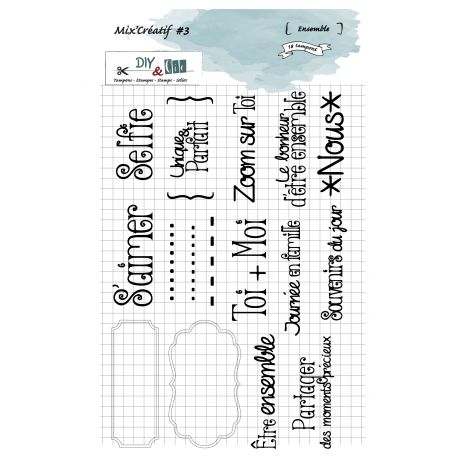 Clear Stamp Mix Créatif 3 - Ensemble