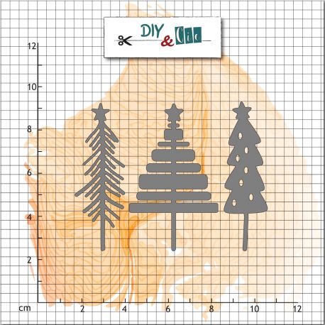 Dies Trio sapin- DIY and Cie