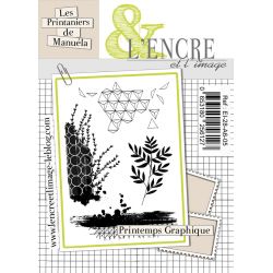 Tampon clear Printemps Graphique-  L'Encre et l'Image
