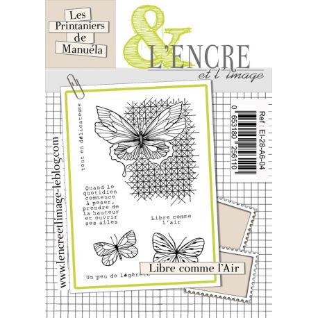 Clear Stamp Libre Comme l'Air-  L'Encre et l'Image