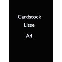 Cardstock lisse A4 noir