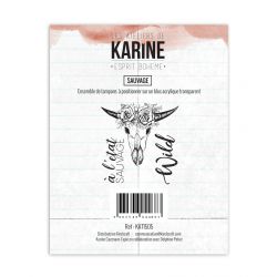 Tampon clear Esprit Bohème Sauvage- Les Ateliers de Karine