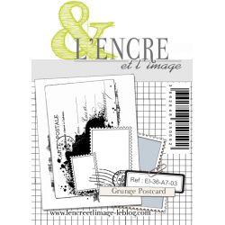 Tampon clear - Grunge Postcard - L'Encre et l'Image