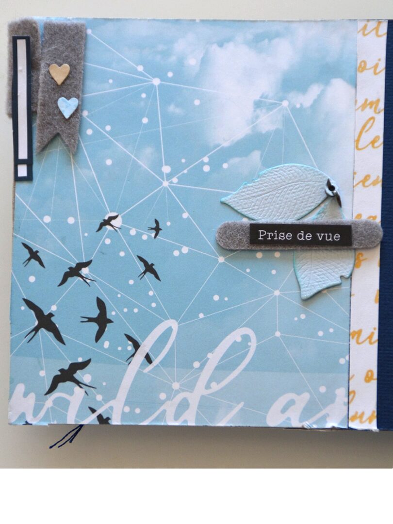 mini album scrapbooking ephemeria by Gisele