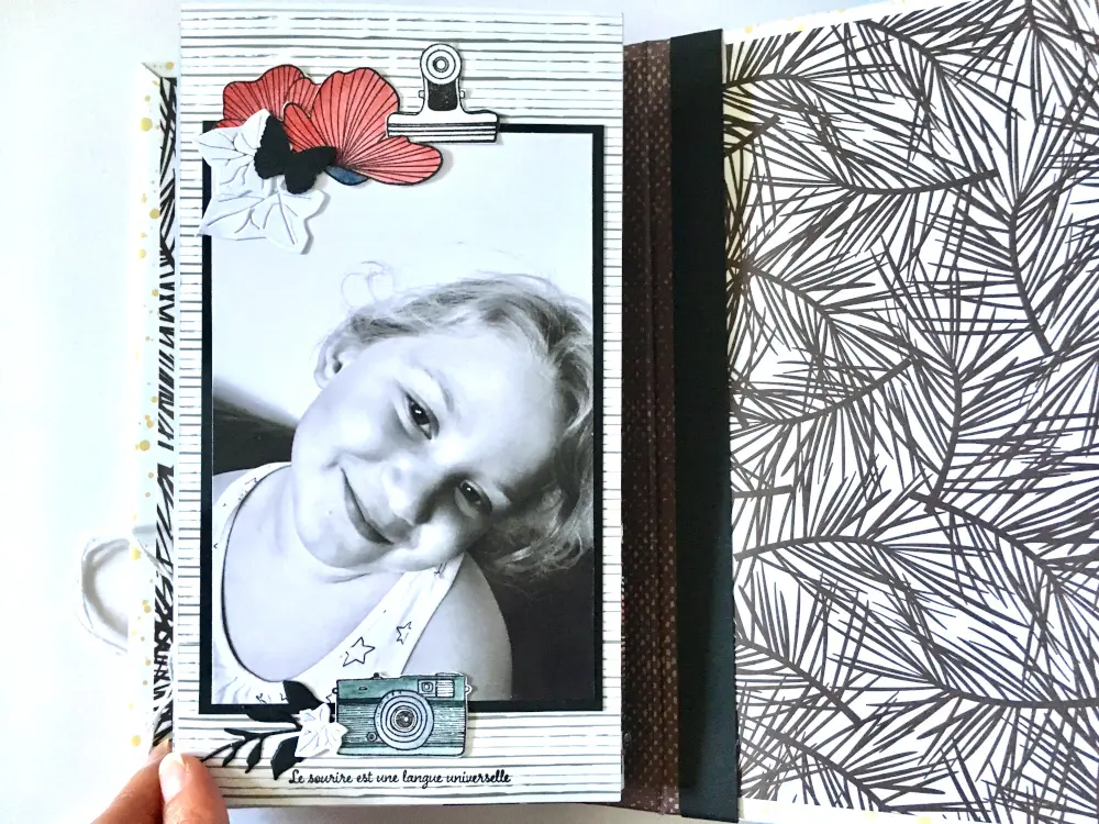 Mini album scrapbooking by Jasmina pour éphéméria