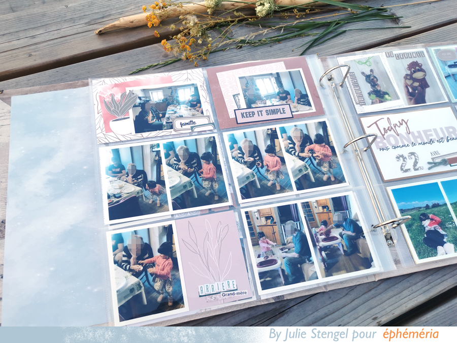 Project Life d'avril 2022 en scrapbooking by Julie